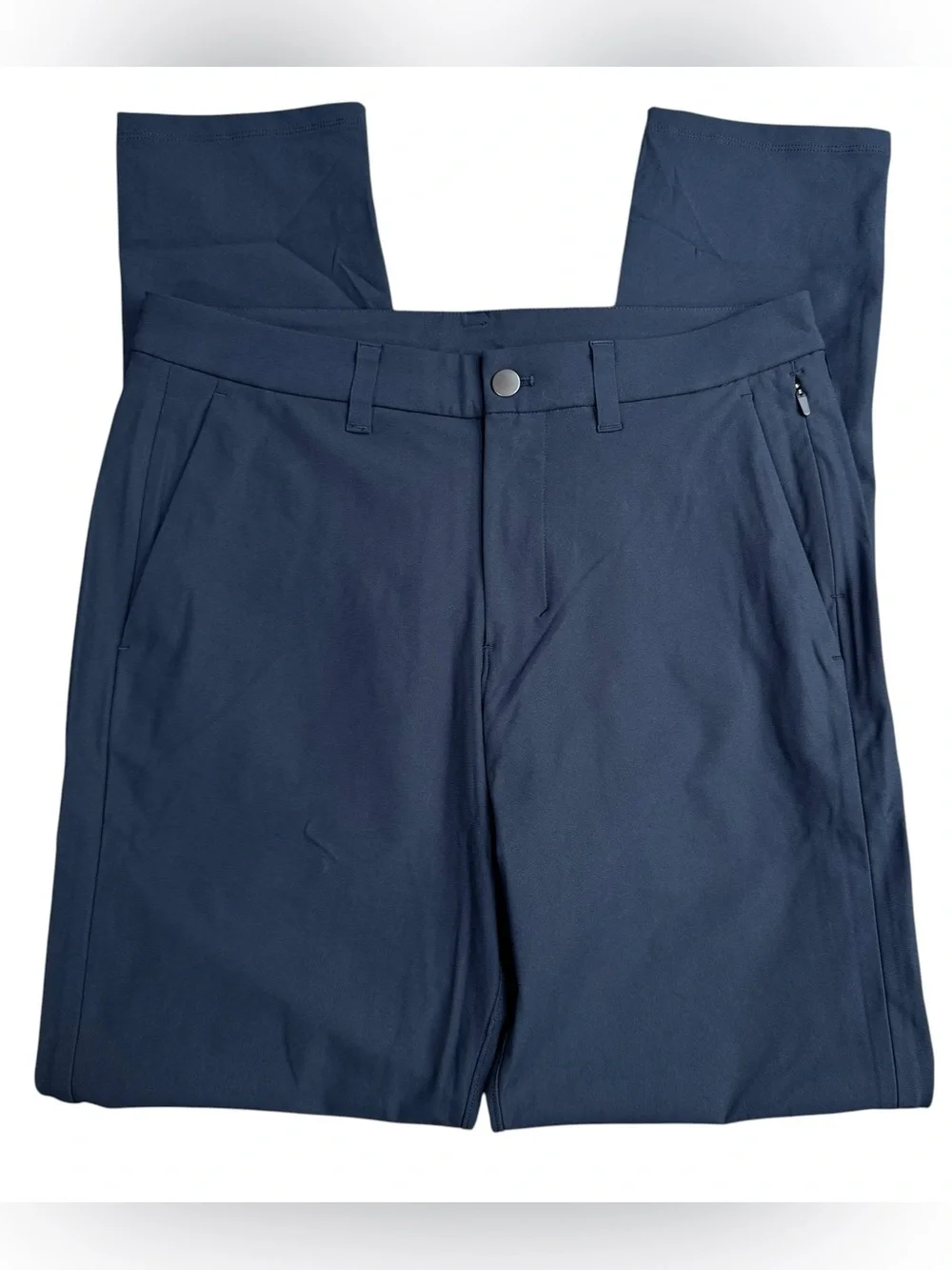 Lululemon Commission Pant Slim-Fit Warpstreme Navy Blue 30x31 ABC NWOT M5AF3S